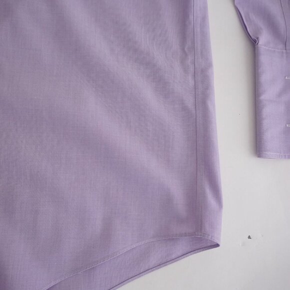 Brooks Brothers Lavender 100% Supirma Cotton Button Down Dress Shirt 16.5 - 34 - Picture 5 of 9